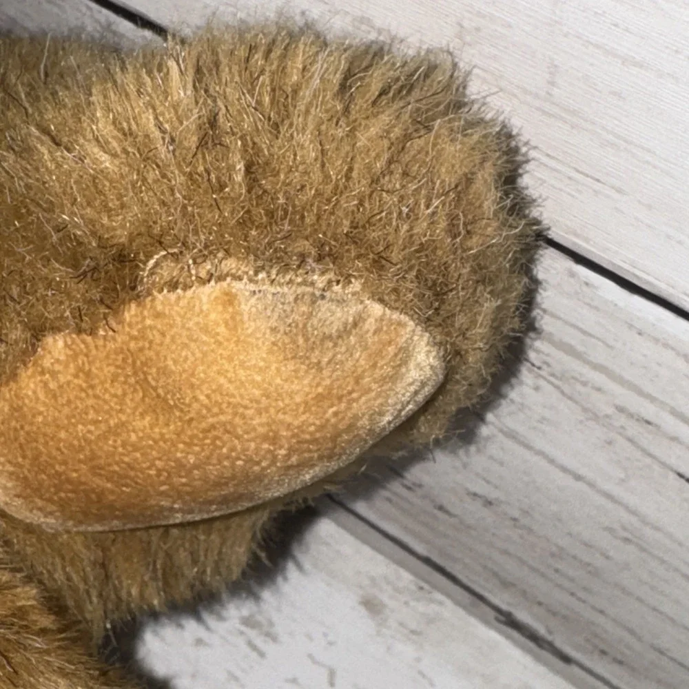 Vermont Teddy Bear Jointed Brown Plush Stuffed Animal Toy Handmade USA